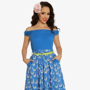 Retro Style Llama dress